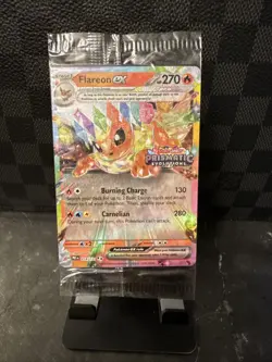 Pokemon Flareon ex Stamped Promo Prismatic Evolutions Surprise Box SEALED - Image 1