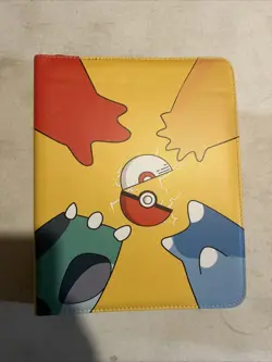 Pokemon Card Binder 9-Pocket Album - Holds 900 Cards - TCG Zipper Case Yellow - Image 1