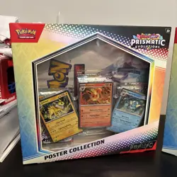 LOT OF 2 - Pokemon TCG Prismatic Evolutions Poster Collection Boxes Sealed - Image 2