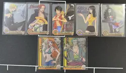 One Piece One Piece Cards Wafer Bulk Lot Luffy Nami Zoro Robin - Set of 7 Cards - Image 1