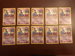 LOT of 10: MEW POKEMON 2000 LEAGUE BLACK STAR PROMO CARDS #8 Unplayed Vintage - Image 1