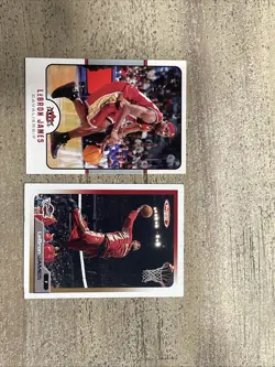 LeBron James 2 Card Lot! 2006 Fleer & Topps Total Read Description! - Image 1