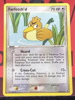 Farfetch'd 23/112 Firered & Leafgreen Pokemon TCG Regular Rare 2004 NM - Image 3
