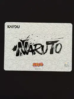 Kayou Naruto Jin Chapter Series 3 MR Sasuke Uchiha #NRSA03-MR-008L4 NM Card - Image 2