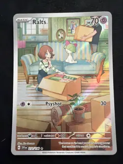 Ralts 211/198 Pokemon Scarlet Violet Base Illustration Card NM/M Condition - Image 1