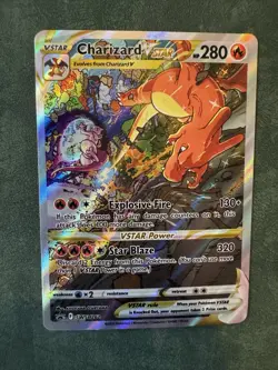 Pokemon TCG Charizard VSTAR SWSH262/307 SWSH Black Star Promos NM - Image 3