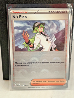 Pokemon N'S PLAN 083/086 - Black Bolt - Poke Ball Pattern - MINT - Image 1