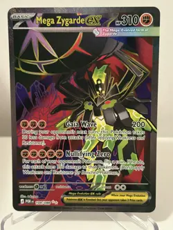 Mega Zygarde ex 104/088 Ultra Rare Perfect Order Pokemon Near Mint - Image 1