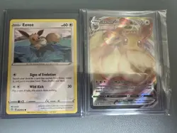 Eevee VMAX (Holo) SWSH: Sword & Shield Promo Cards Rare Pokemon TCG + Base - Image 1