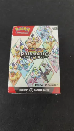 POKEMON TCG PRISMATIC EVOLUTIONS BOOSTER BUNDLE BOX FACTORY SEALED NEW 6 PACKS - Image 1