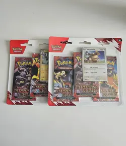 Pokemon TCG Destined Rivals 3 Pack Triple Blister- New Sealed x2 - Image 1