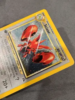 Pokemon TCG Scizor Neo Discovery 1st Edition Holo Card 10/75 LP - Image 4