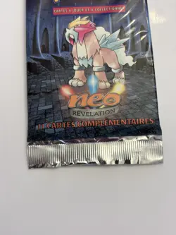 Limited Edition Pokemon TCG Neo Revelation Booster Pack Factory Sealed French - Image 2