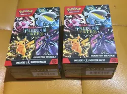 2 Paldean Fates Booster Bundle Sealed 6 Pack In Each Box Pokemon TCG New - Image 1