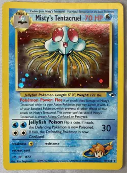 Misty's Tentacruel 10/132 WoTC Gym Heroes Holo Rare - Pokemon TCG - Image 1