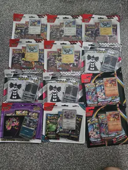 Pokemon TCG 3 Pack Blisters Bundle Sealed Booster Packs New & Sealed 12x - Image 1
