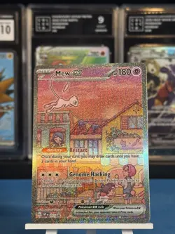 2023 POKEMON SVP EN-SV BLACK STAR PROMO 151 ULTRA-PREMIUM COLL #053 MEW Ex - NM - Image 2