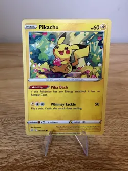 Pikachu 52/196 Common 2022 Lost Origin Nm Mint Pokemon TCG 2 Cards Non Holo - Image 2