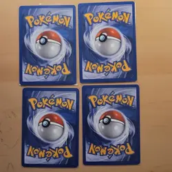 WOTC Nintendo 1999 Pokemon TCG Base Set 4-Card Lot Pikachu+ 46/102 NEAR MINT - Image 2