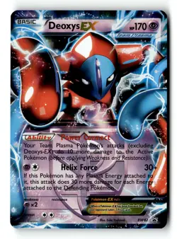 Pokemon Card Deoxys EX (Team Plasma) - Holo LP Black and White Promos BW82 - Image 1