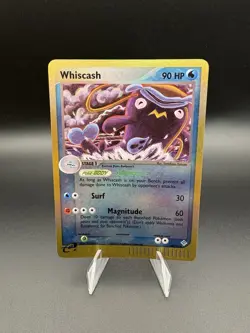 Whiscash 48/97 Reverse Holo Rare LP Pokemon EX Dragon 2003 e-Reader Card - Image 1