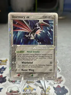 LP Pokemon Skarmory EX Power Keepers Holo Card 98/108 2007 - Image 1