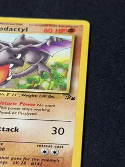 Pokemon TCG- Aerodactyl 16/62 Fossil- Non-Holo Card WOTC 1999 LP - Image 4