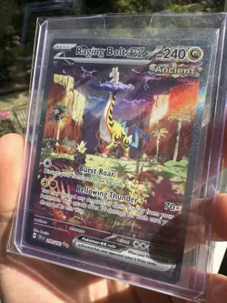 Raging Bolt ex 208/162 Temporal Forces Special Illustration Rare NM Pokemon - Image 2