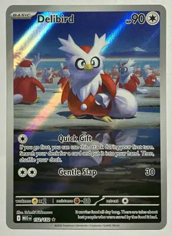 Delibird 152/132 (NM) Illustration Rare ME01: Mega Evolutions 2026 Pokemon TCG - Image 1