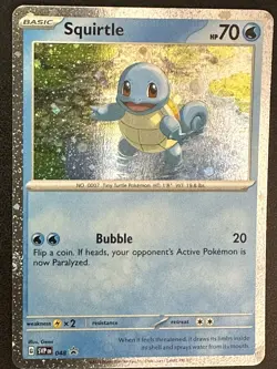 Pokemon TCG Squirtle - (Cosmos Holo) SV: Scarlet & Violet Promo Cards 048 Promo - Image 1