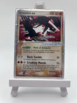 Pokemon Groudon EX Hidden Legends Ultra Rare Holo Card 93/101 - Image 1
