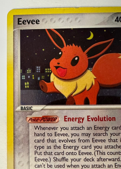 2005 Pokemon EX Unseen Forces Eevee 55/115 Reverse Holo Stamped MP - Image 3