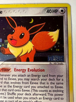 2005 Pokemon EX Unseen Forces Eevee 55/115 Reverse Holo Stamped MP - Image 4
