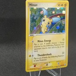 ⚡ Minun 67/101 MP Holo – EX Hidden Legends 2004 – Vintage Pokemon TCG⚡ - Image 3