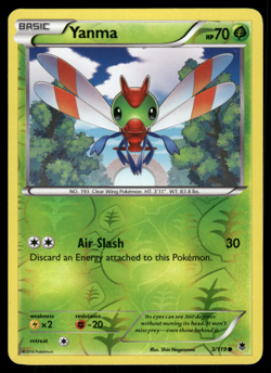 Pokemon TCG - Phantom Forces - Yanma 3/119 Reverse Holo - P - Image 1