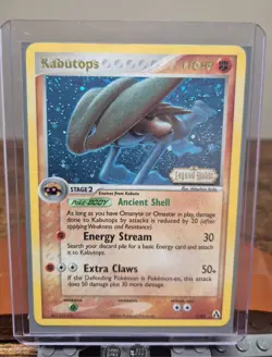 Pokemon TCG EX Legend Maker Kabutops 7/92 Reverse Holo STAMPED LP nice holo - Image 1