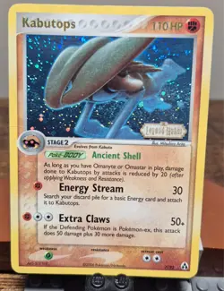Pokemon TCG EX Legend Maker Kabutops 7/92 Reverse Holo STAMPED LP nice holo - Image 2