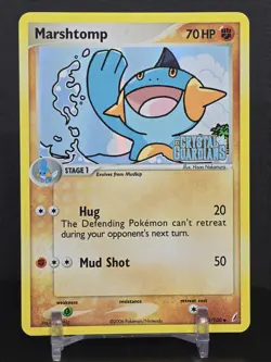Pokemon Marshtomp 38/100 EX Crystal Guardians 2006 Stamped Reverse Holo Rare NM - Image 5