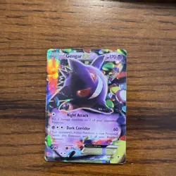 The Pokemon Company Gengar EX 34/119 XY Phantom Forces Full Art Holo Eng 2014 - Image 1