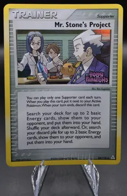Pokemon TCG Mr. Stone's Project Trainer 88/110 - EX Holon Phantoms 2006 English - Image 1