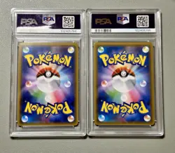 Set of 2 Sequential PSA 10 Pokemon Japanese Glaceon GX SR /SSR - Image 3