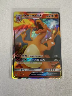 Pokemon TCG Charizard GX Hidden Fates Card Holo 9/68 Ultra Rare Mint Condition - Image 2
