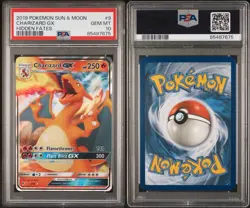 Pokemon TCG Charizard GX Holo Ultra Rare Card Hidden Fates 9/68 PSA 10 - Image 2