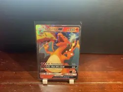 Pokemon TCG Charizard GX Holo Ultra Rare Card Hidden Fates 9/68 Battle Academy - Image 1