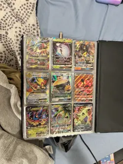 Ultra PRO Pokemon TCG Binder Lot 27 Cards Decidueye GX Tapu Fini GX Mewtwo EX - Image 2