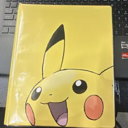 Ultra PRO Pikachu Pokemon TCG 3-Ring Binder 9-Pocket Pages 180-Card Yellow - Image 1