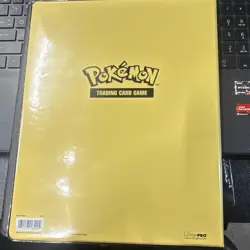 Ultra PRO Pikachu Pokemon TCG 3-Ring Binder 9-Pocket Pages 180-Card Yellow - Image 2