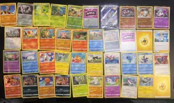 Pokemon TCG - Pokemon trading cards, Large mixed lot (74 cards total) (See desc) - Image 1