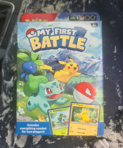Pokemon TCG My First Battle Pikachu Bulbasaur Deck Blue Border Card - Image 1
