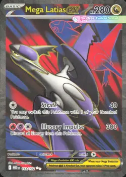 Pokemon TCG - Mega Latias ex - Ultra Rare ME01: Mega Evolution 163/132 NM - Image 1